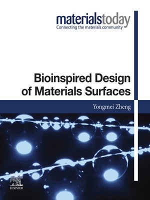 cover image of Bioinspired Design of Materials Surfaces